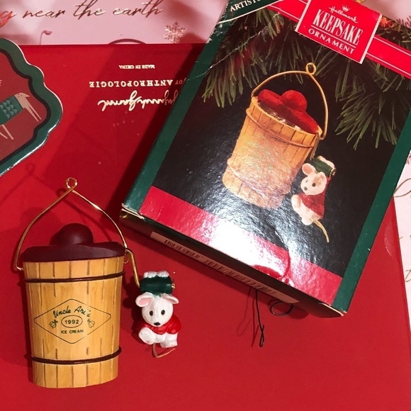 HALLMARK Keepsake Uncle Art's Ice Cream Ornament Vintage 1992 - Picture 9 of 9